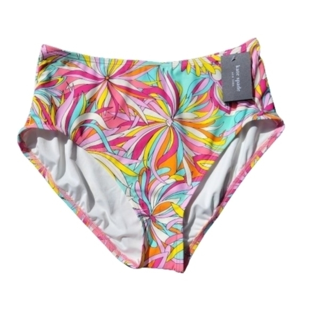 NWT Kate Spade High Waist Swim Bottom Size Large